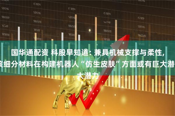 国华通配资 科股早知道: 兼具机械支撑与柔性, 该细分材料在构建机器人“仿生皮肤”方面或有巨大潜力